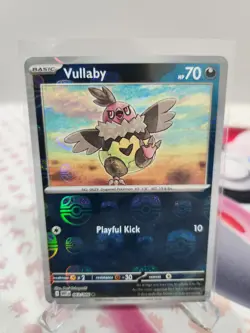 Pokemon TCG - Vullaby 063/086 - Masterball Holo - White Flare - NM/M - Image 1