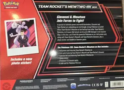 Pokemon TCG Team Rocket's Mewtwo Ex Box |BRAND NEW SEALED Pokemon - Image 2