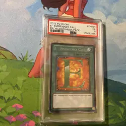 Yu-gi-oh! TCG Emergency Call RYMP-EN024 Ra Yellow Mega Pack Unlimited PSA 5 - Image 2
