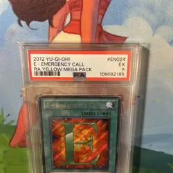 Yu-gi-oh! TCG Emergency Call RYMP-EN024 Ra Yellow Mega Pack Unlimited PSA 5 - Image 3