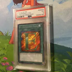 Yu-gi-oh! TCG Emergency Call RYMP-EN024 Ra Yellow Mega Pack Unlimited PSA 5 - Image 4