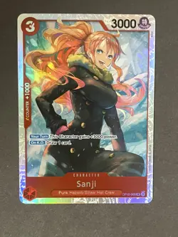 Sanji OP10-005 Super Rare Royal Blood One Piece Near Mint - Image 1