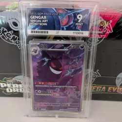 Gengar Special Art Chinese Exclusive Mint 9 Ace Pokemon Gem Pack Vol 3 2025 - Image 1