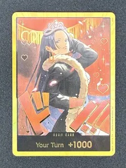 One Piece TCG Boa Hancock Gold DON!! Card EB-03 Heroines Edition Eng Near Mint - Image 1