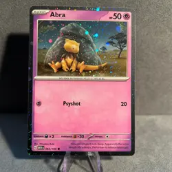 Abra (Cosmos Holo) 063/165 Holo Miscellaneous Cards & Products Pokemon NM - Image 1