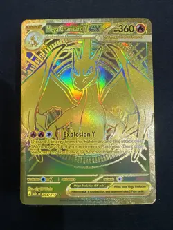 Mega Charizard Y ex 294/217 Ascended Heroes Hyper Rare Gold Card Pokemon TCG NM - Image 1