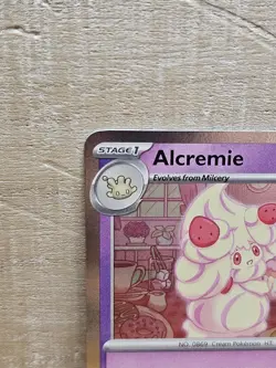 Alcremie 065/142 Sv07: Stellar Crown Holo Rare Pokemon Card TCG - Image 3