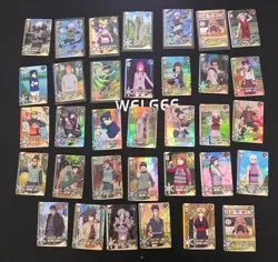 Naruto Anime Trading Card Lot 141+ Cards Holo Foil & Base Mixed Character Lot - Image 1
