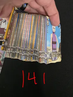 Naruto Anime Trading Card Lot 141+ Cards Holo Foil & Base Mixed Character Lot - Image 2