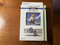 Final Fantasy X Trading Card Game Starter Set Tidus NIB - Image 1