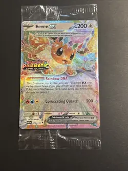 Eevee ex 075/131 Sealed Stamped Promo Card Prismatic Evolutions Pokemon TCG - Image 1