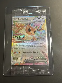 Eevee ex 075/131 Sealed Stamped Promo Card Prismatic Evolutions Pokemon TCG - Image 3