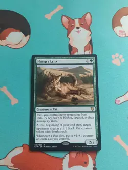 MTG Magic the Gathering - Hungry Lynx - Commander 2017 - Image 1