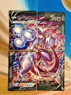 Pokemon TCG Mewtwo V Union FULL SET OF 4 Near Mint FAST SHIPPING - Image 1