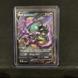 Pokemon TCG - SWSH Evolving Skies Garbodor V Ultra Rare Card - 100/203 NM - Image 1