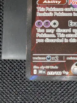 Team Rocket's Mewtwo ex 213/182 Sv10: Destined Rivals Holo Pokemon In Mint Cond - Image 5