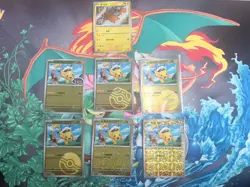 Pokemon TCG S-Chinese Gem Pack CBB1C Captain Pikachu Holo NM Vol 1（7pcs set ） - Image 1