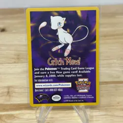 CATCH MEW – Movie Promo Card (1999) | Wizards of the Coast | Pokemon - Image 1