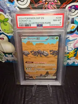 Durant ex 236/191 PSA 8 - Surging Sparks - Pokemon TCG - NM - Image 1