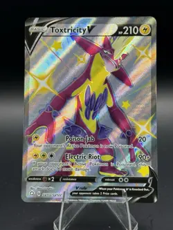 Toxtricity V SV112/SV122 Shining Fates Shiny Vault Ultra Rare Pokemon TCG NM - Image 1