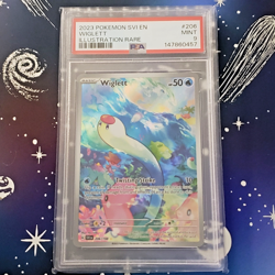 Pokemon PSA 9 Wiglett #206 Illustration Rare 2023 SVI English MINT Free Shipping - Image 4