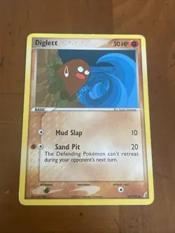 Pokemon TCG Diglett Common Crystal Guardians 50/100 - Image 1