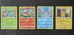 Pokemon TCG Pokemon Go SWSH231,32,33,34 Black Star Promo Set - Image 1