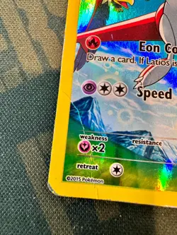Latias XY78 Pokemon XY Black Star Promos Holo HP Damaged SEE PICS - Image 3