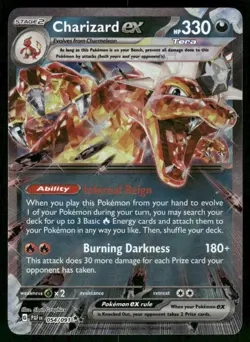 2024 Charizard ex - 054/091 Double Rare Holo NM SV: Paldean Fates Pokemon - Image 1