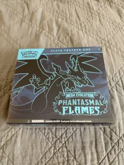 Pokemon TCG Charizard Tin + Phantasmal Flames ETB & Booster Bundle, English - Image 2