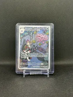 Pokemon TCG Team Rocket's Weezing Destined Rivals Illustration Rare 199/182 NM - Image 3