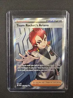 Pokemon TCG SV10 Destined Rivals Team Rocket's Ariana 224/182 FA Holo EN - Image 1