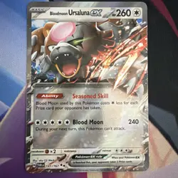Bloodmoon Ursaluna ex 141/167 - Twilight Masquerade - Pokemon TCG - Double Rare - Image 1