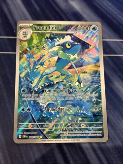 Frogadier 089/086 Pokemon TCG Chaos Rising Illustration Rare Near Mint! - Image 2