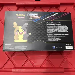 BRAND NEW-Pokemon TCG Crown Zenith Morpeko Premium Playmat Collection V-Union - Image 2
