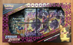 Pokemon TCG Crown Zenith Morpeko V-Union Premium Playmat Collection Box 💫 - Image 1