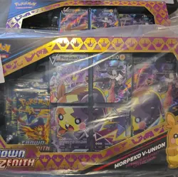 Pokemon TCG Crown Zenith Morpeko V-Union Premium Playmat Collection Sealed - Image 1