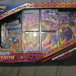 Pokemon TCG Crown Zenith Morpeko V-Union Premium Playmat Collection Sealed - Image 2