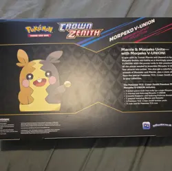 Pokemon TCG Crown Zenith Morpeko V-Union Premium Playmat Collection Sealed - Image 3