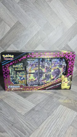 Pokemon TCG Crown Zenith Morpeko V-Union Premium Playmat Collection box sealed - Image 3