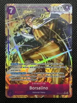 One Piece Borsalino OP16-073 R Alt Art - Near Mint - Image 1