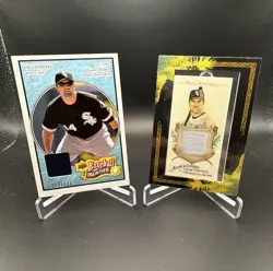 Paul Konerko 2008 Baseball Heroes & Topps Allen & Ginter Mini Relics Lot of 2 - Image 1