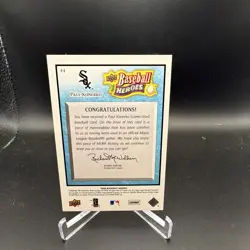 Paul Konerko 2008 Baseball Heroes & Topps Allen & Ginter Mini Relics Lot of 2 - Image 5