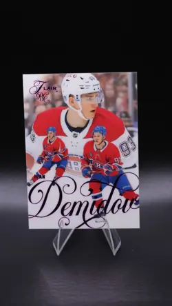 2025-26 Upper Deck Flair Ivan Demidov Lot (Auto, Wave of the Future, /349, /199) - Image 5