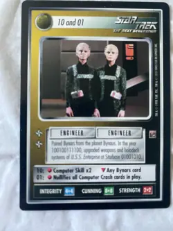 Star Trek CCG 1E Dominion 10 and 01 Rare Card (LP) Global Shipping - Image 1