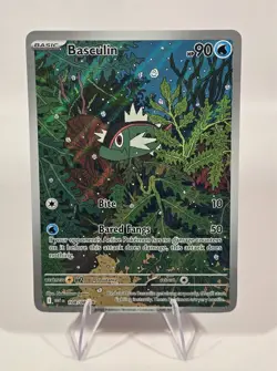 Basculin 108/086 SV: White Flare Holo Full Art IR Pokemon Card - NM - Image 1