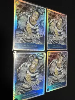 4 x Mr.3 (Galdino) OP16-056 SR - The Time Of Battle - One Piece TCG English NM - Image 1