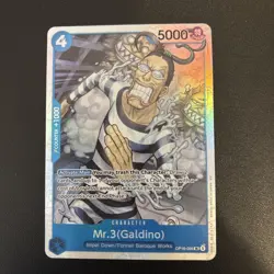 Mr.3(Galdino) OP16-056 SR The Time of Battle Foil English One Piece NM - Image 1