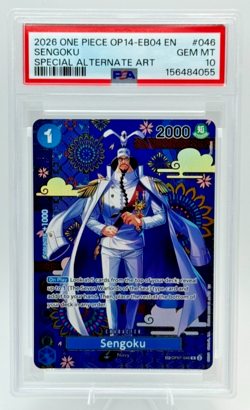 2026 One Piece OP14-EB04 Sengoku Special Alternate Art PSA 10 GEM MINT ENGLISH - Image 1