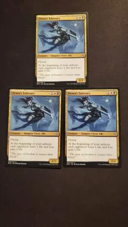 MTG Magic **DRANA'S EMISSARY (x3)** Battle for Zendikar, English, Lightly Played - Image 1